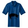 Heavyweight Cotton Pique Polo with Pocket Thumbnail