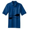 Heavyweight Cotton Pique Polo with Pocket Thumbnail