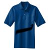 Heavyweight Cotton Pique Polo with Pocket Thumbnail
