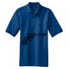 Heavyweight Cotton Pique Polo with Pocket Thumbnail