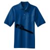 Heavyweight Cotton Pique Polo with Pocket Thumbnail