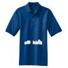Heavyweight Cotton Pique Polo with Pocket Thumbnail