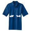 Heavyweight Cotton Pique Polo with Pocket Thumbnail