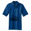 Heavyweight Cotton Pique Polo with Pocket Thumbnail