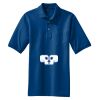 Heavyweight Cotton Pique Polo with Pocket Thumbnail
