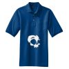 Heavyweight Cotton Pique Polo with Pocket Thumbnail