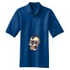 Heavyweight Cotton Pique Polo with Pocket Thumbnail