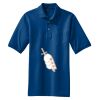 Heavyweight Cotton Pique Polo with Pocket Thumbnail