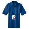 Heavyweight Cotton Pique Polo with Pocket Thumbnail