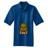 Heavyweight Cotton Pique Polo with Pocket Thumbnail