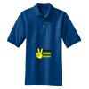 Heavyweight Cotton Pique Polo with Pocket Thumbnail