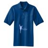 Heavyweight Cotton Pique Polo with Pocket Thumbnail