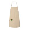 Heather NL2R Long Round Bottom Cotton Twill Apron Thumbnail