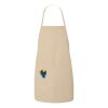 Heather NL2R Long Round Bottom Cotton Twill Apron Thumbnail