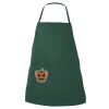 Caroline AL2B Butcher Style Cotton Twill Apron Forest Thumbnail