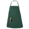 Caroline AL2B Butcher Style Cotton Twill Apron Forest Thumbnail